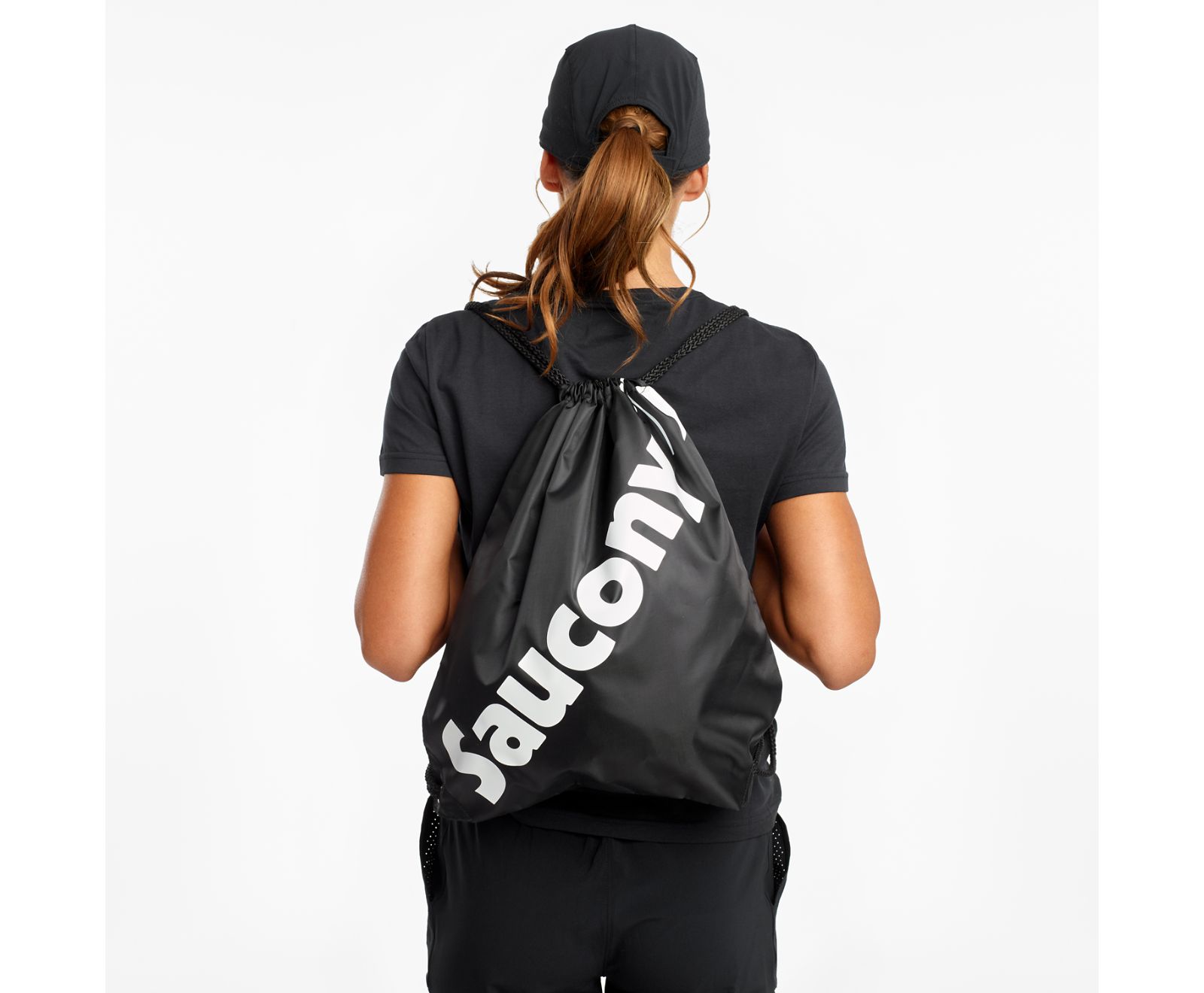 Bolsas Saucony String Hombre Negros | México 686PJJQ